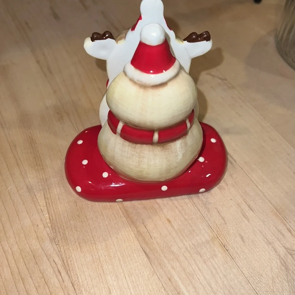 Johanna Parker Christmas Napkin Holder Reindeer.